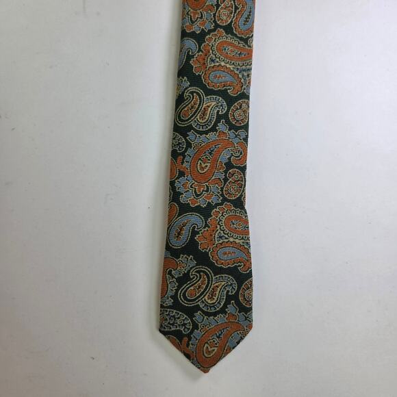 Vintage Reis Tie for Dayton’s Northbriar Shop Rust & Gray Abstract 4.25” Wide - Picture 7 of 9